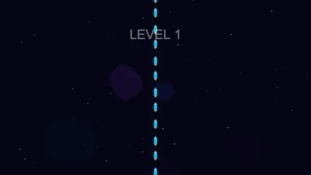 Space Shooter ship facing an arcade wave